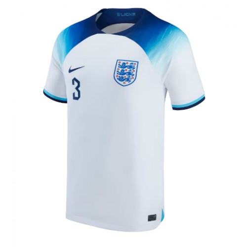 Lacne Muži Futbalové dres Anglicko Luke Shaw #3 MS 2022 Krátky Rukáv - Domáci